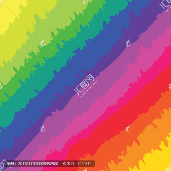 彩虹刷痕