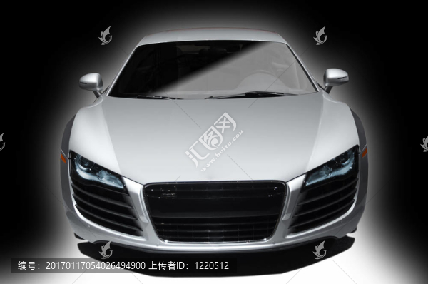 銀色跑車
