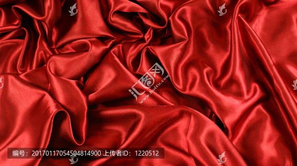 紅色緞