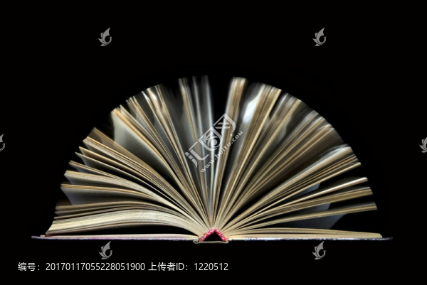 打開的書