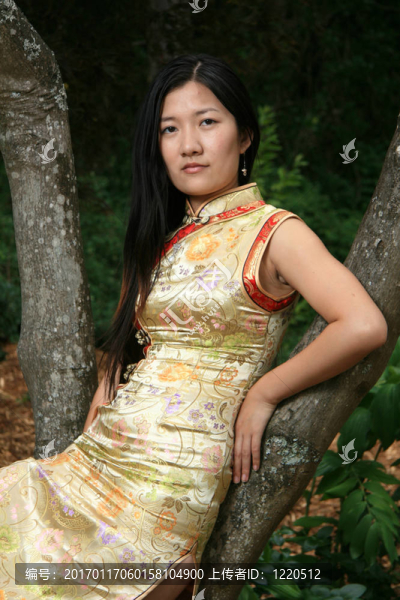 中國傳統(tǒng)女孩肖像