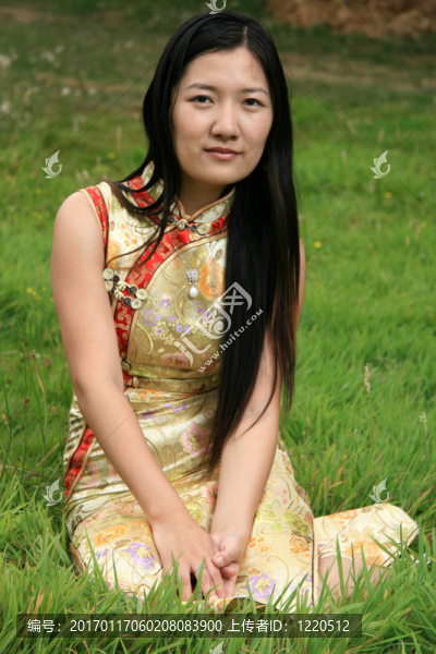 中國傳統(tǒng)女孩肖像