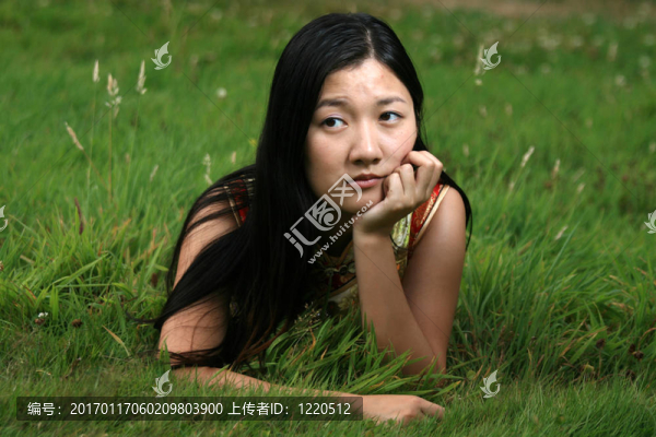 中國(guó)傳統(tǒng)女孩肖像