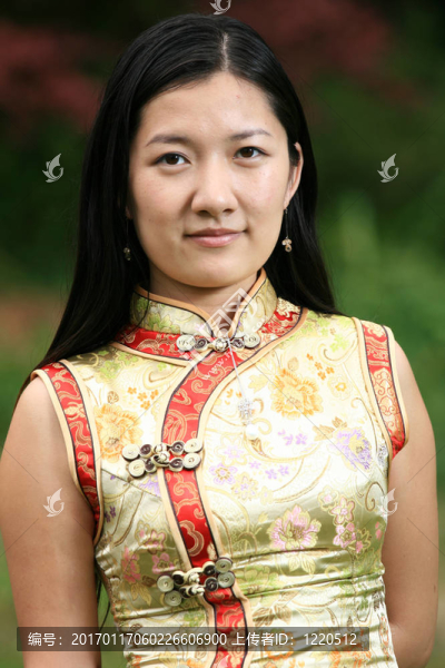 中國傳統(tǒng)女孩肖像