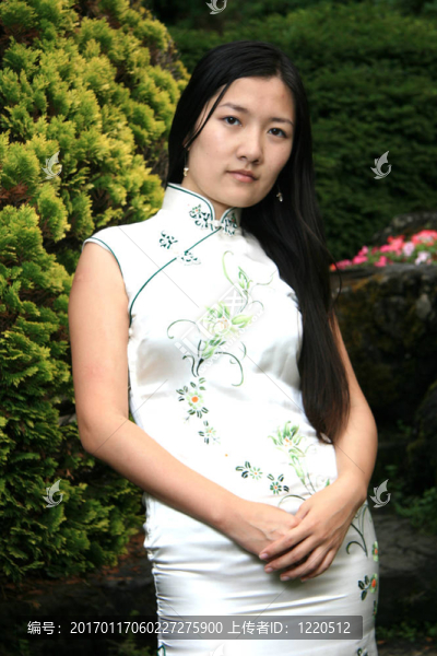中國傳統(tǒng)女孩肖像