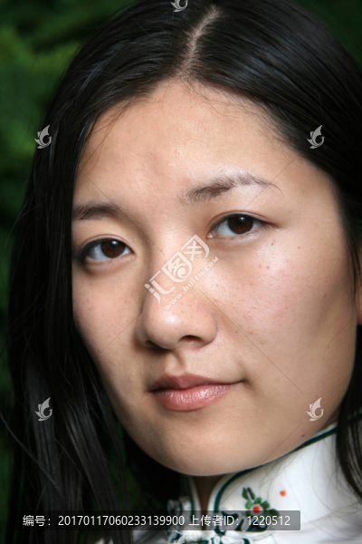 中國(guó)傳統(tǒng)女孩肖像