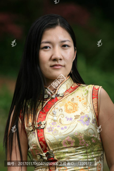 中國傳統(tǒng)女孩肖像