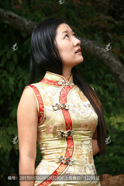 中國傳統(tǒng)女孩肖像