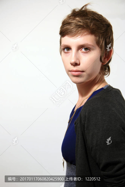漂亮女孩的肖像