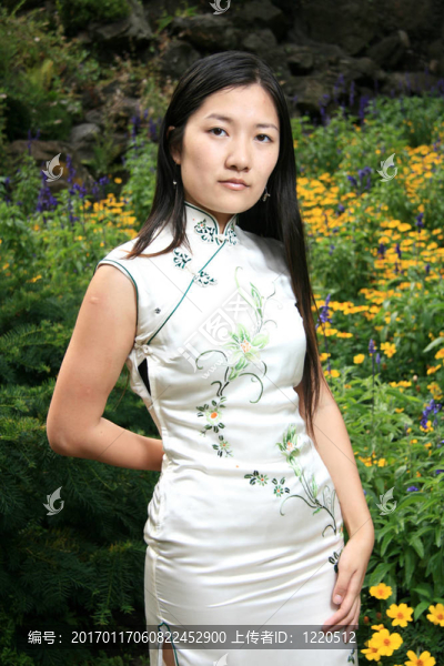 中國傳統(tǒng)女孩肖像
