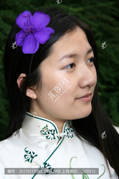 中國(guó)傳統(tǒng)女孩肖像