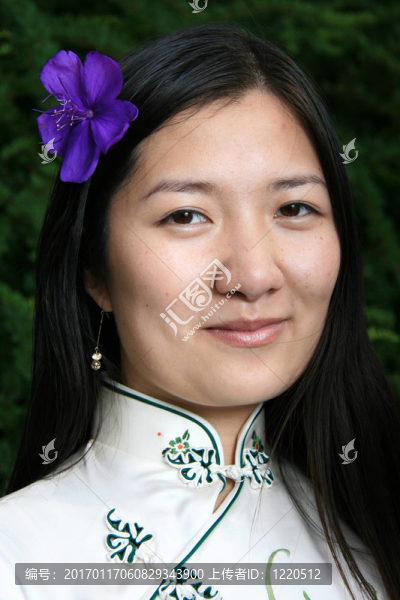 中國傳統(tǒng)女孩肖像