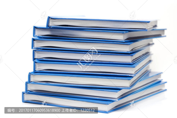 藍(lán)色的書籍