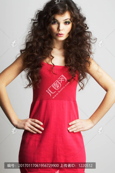 性感美女化妝肖像