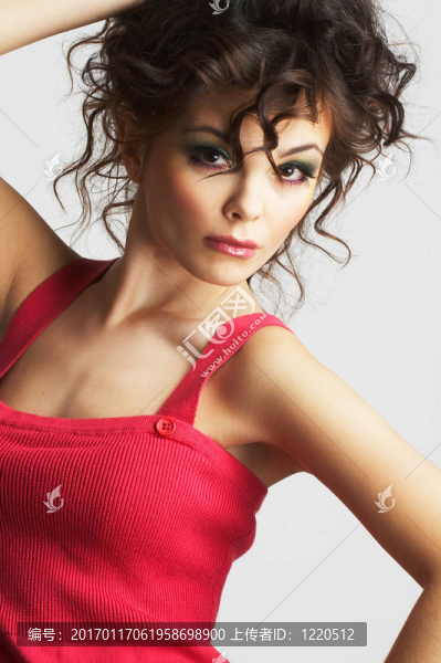性感美女化妝肖像