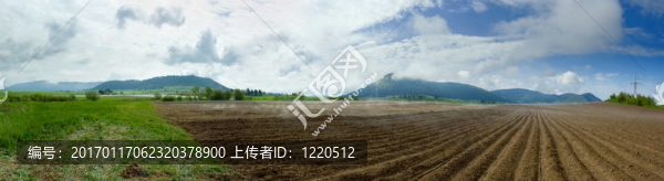 農(nóng)村的全景
