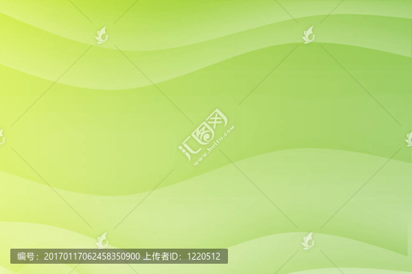 綠色流動的舒緩的波浪
