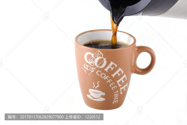 倒咖啡。
