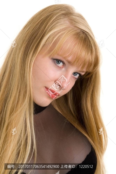 金發(fā)女孩的肖像