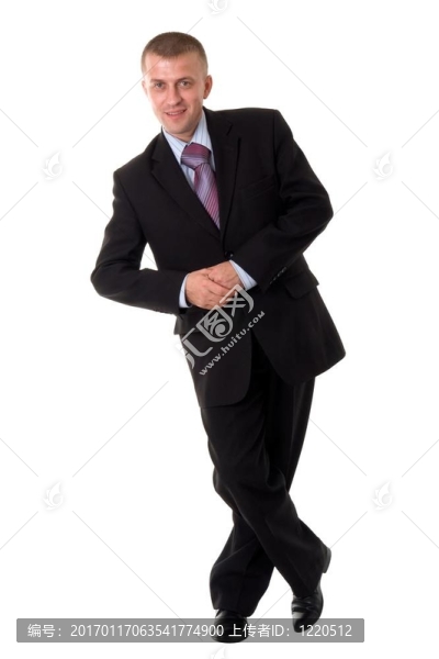 站在商人