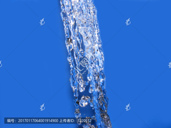用藍(lán)色的自來水
