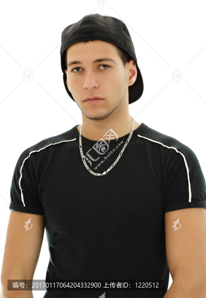年輕的白人男子