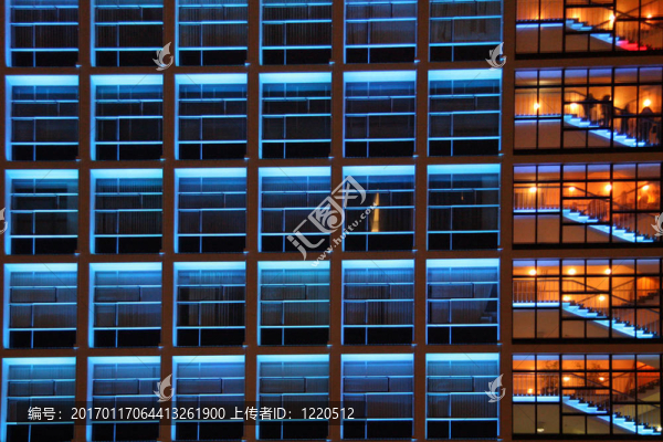 豐富多彩的建筑-香港市；亞洲