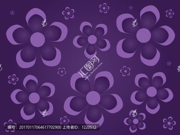 紫色的Flowers,Background