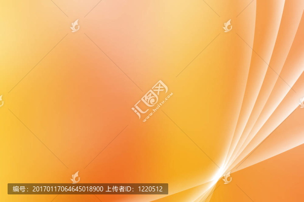 橙色舒緩的遠(yuǎn)景曲線