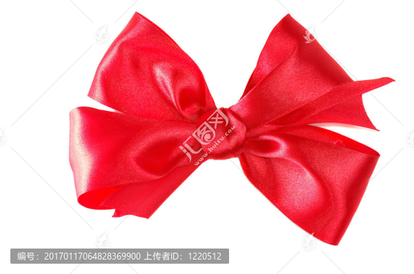 紅色的緞帶蝴蝶結(jié)