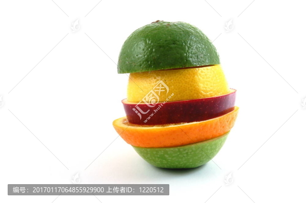 白色背景上的蘋果