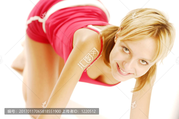 運(yùn)動的女孩