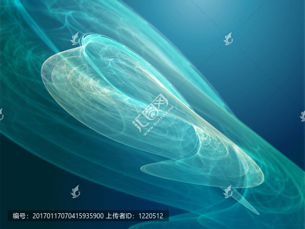 波浪狀的發(fā)光的顏色