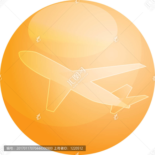 航空旅行飛機(jī)插圖