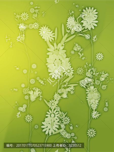 花藝主題設計插畫