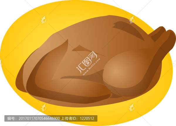 整個(gè)烤雞