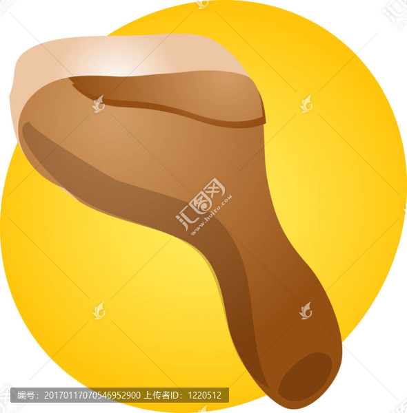 烤雞的雞腿
