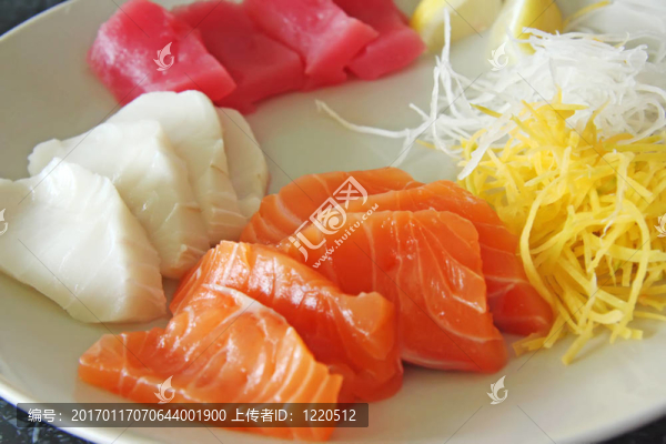 生魚片的安排