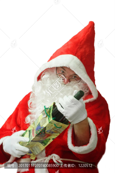 吃驚的Santa