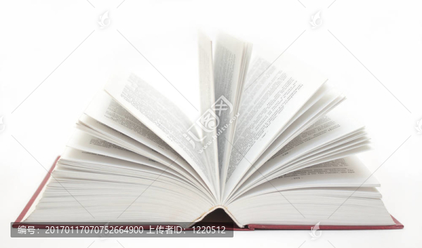 打開的書