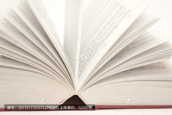 打開的書