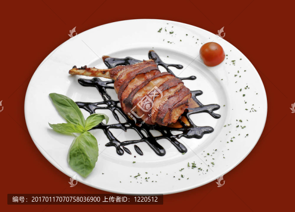 肋骨的豬肉