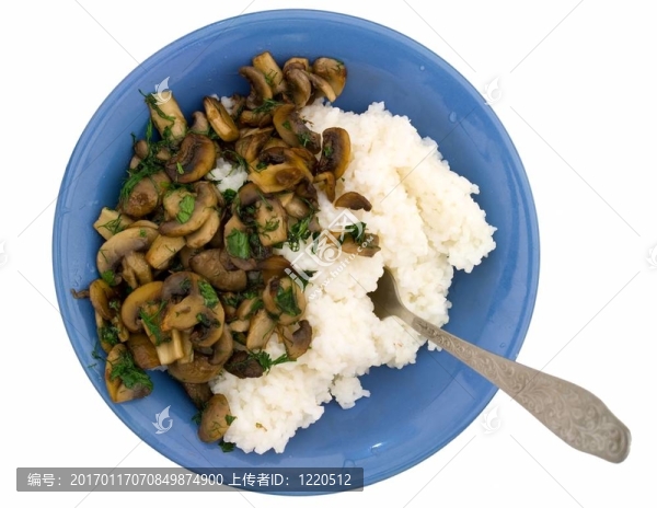 香菇和米飯