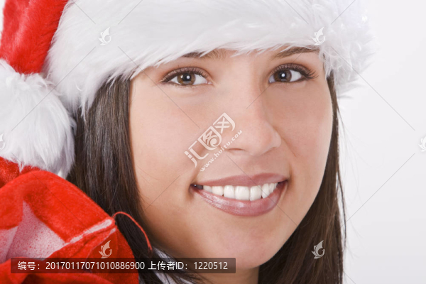 Santa女孩的畫像