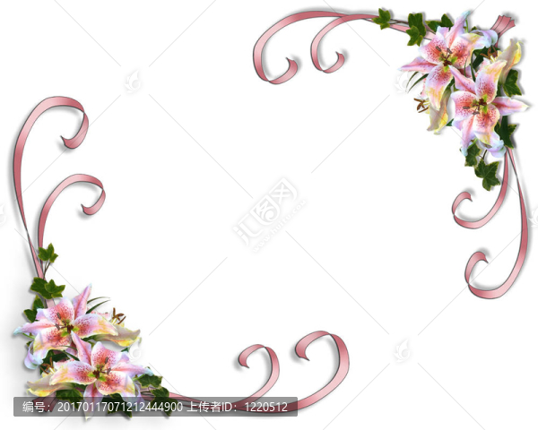 Lily,Floral婚禮邀請