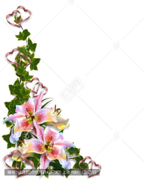 Lily,Floral婚禮邀請