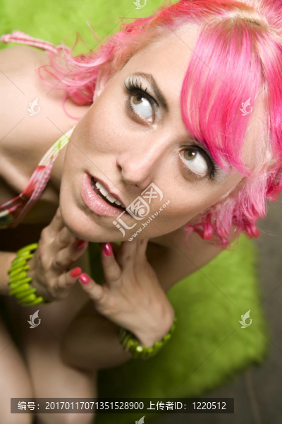 漂亮女人與Pink,Hair