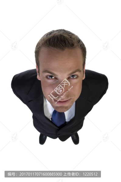 商人向上看
