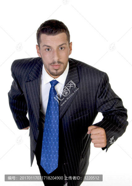 跑步的年輕人