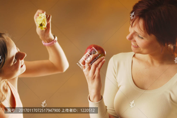 一個母親和她的女兒
